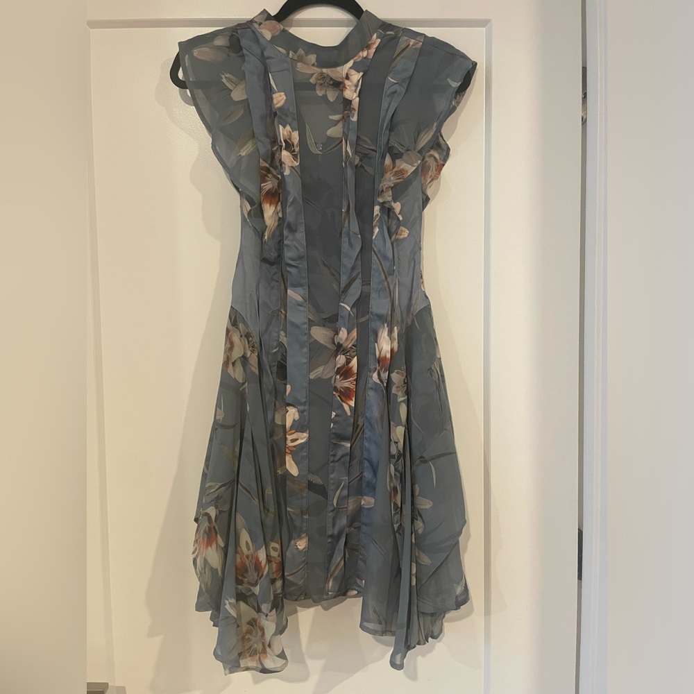 All- saints floral a line dress